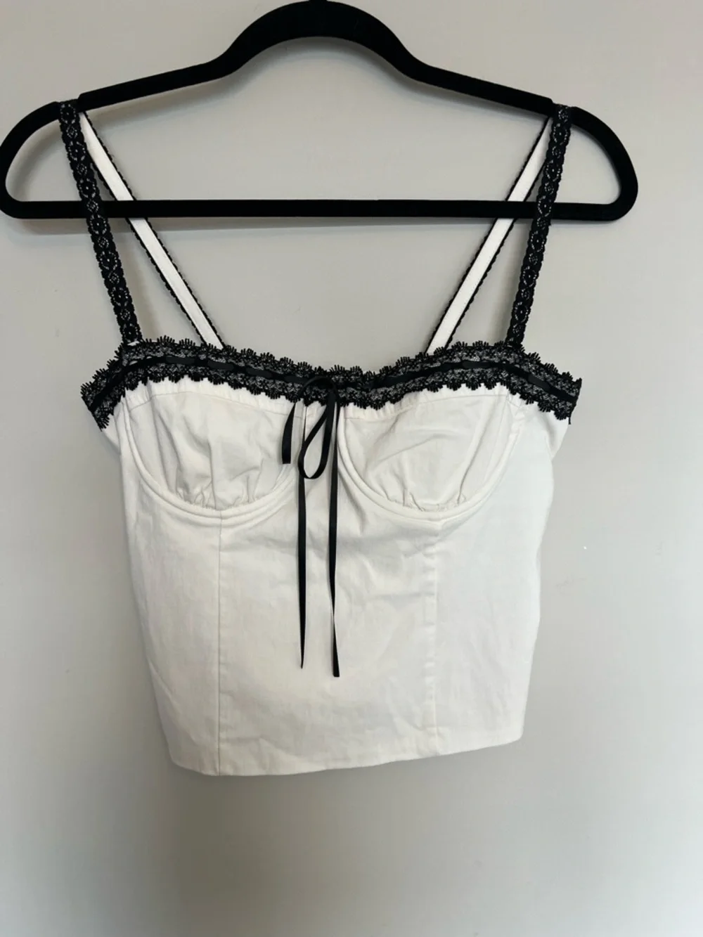 Pacsun Beverly And Beck Femme Trim Corset Top Coquette Size M